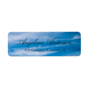 Blue Sky Stilvolle Elegante Handwriting Moderne