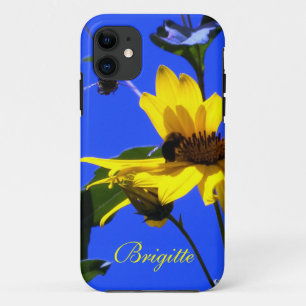 Blue Sky, Sunflowers N Bees iPhone 5 Fall Case-Mate iPhone Hülle