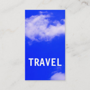 Blue Sky Travel Minimalistisch Modern Visitenkarte