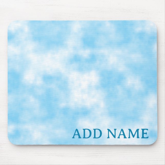 Blue Sky und Cloud Art Custom Mousepad (Vorne)