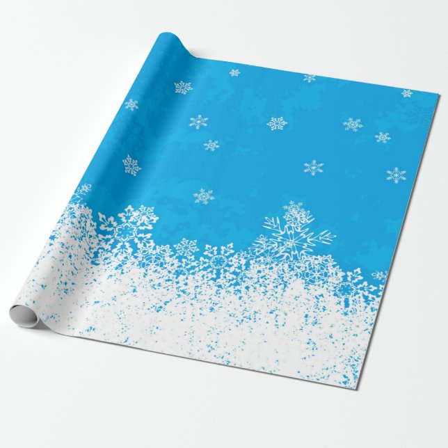 Blue Sky und das sinkende Weihnachtswrapping Paper Geschenkpapier (Ungerollt)