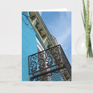 Blue Sky und Gebäude Karte