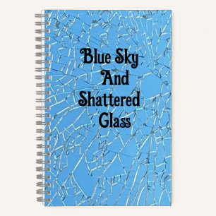 Blue Sky und Shattered Glass Sketchbook Notizbuch