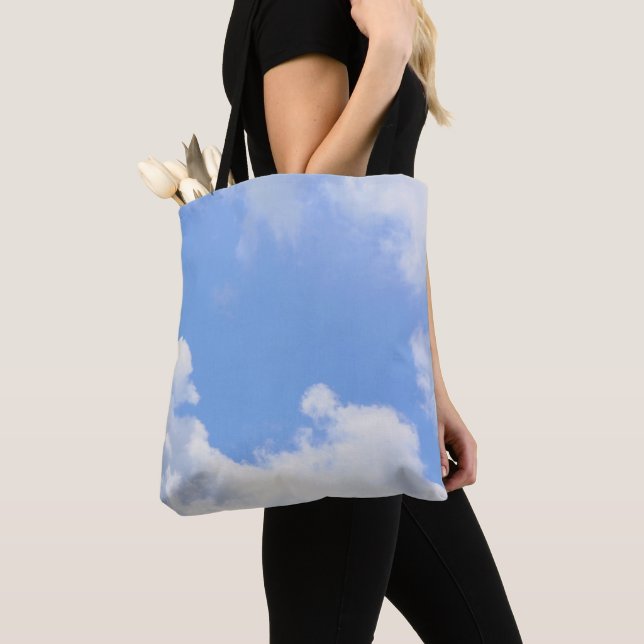 Blue Sky White Clouds Nature Tote Bag (Von Nahem)