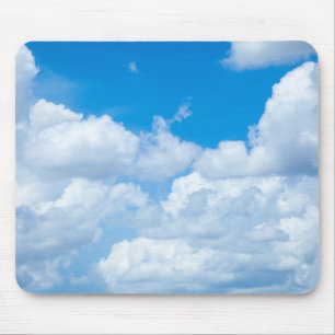 Blue Sky Wolken Hintergrund Himmelskörper Himmelsd Mousepad