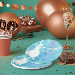 Blue Slime Birthday Party Paper Teller