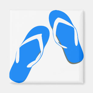 Blue Slippers Magnet