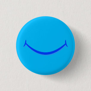 Blue Smile Button