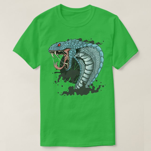 BLUE SNAKE T-Shirt (Design vorne)