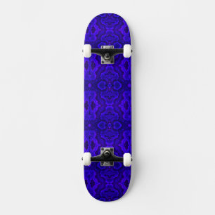 Blue Snake Texture SkateBoard