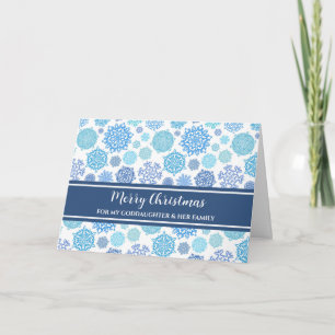 Blue Snow Godtoy & Family Weihnachten Karte