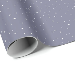 Blue Snow White Weihnachtsgeschenk Wrap Geschenkpapier
