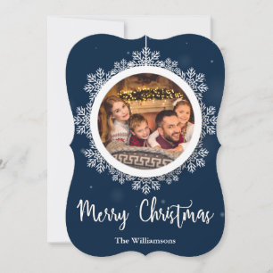 Blue Snowflake Ornament Weihnachten Extravagantes