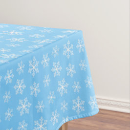Blue Snowflake Tablecloth Tischdecke