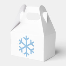 Blue Snowflake Weihnachts-Favor Box