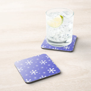 Blue Snowflakes Untersetzer