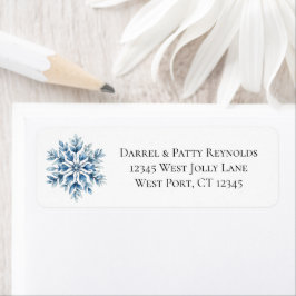 Blue Snowflakes Weihnachten
