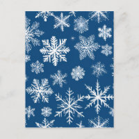Blue Snowflakes Winter