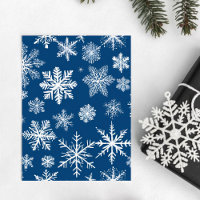 Blue Snowflakes Winter