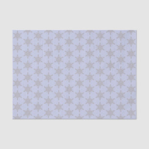 Blue Snowflakes Winter Seidenpapier