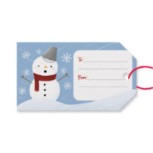 Blue Snowy Sky Snowman Frohe Weihnachten