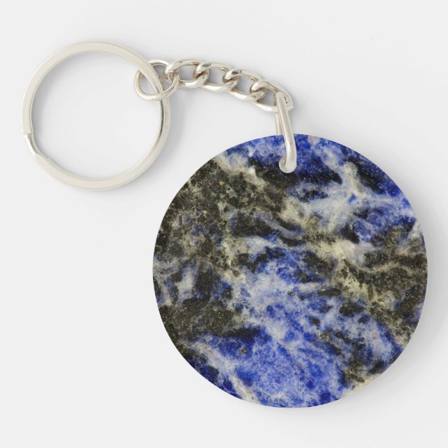 Blue Sodalite Schlüsselanhänger (Vorderseite)