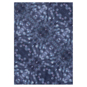 Blue Sparkle Bokeh Lights Tischdecke