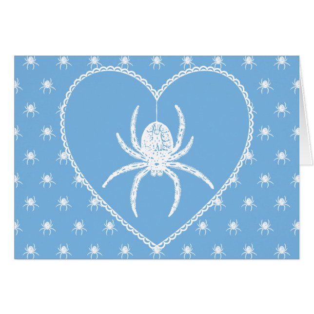 Blue Spider Heart (Vorderseite (Horizontal))