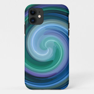 Blue Spiral Abstrakt Art Case-Mate iPhone Hülle