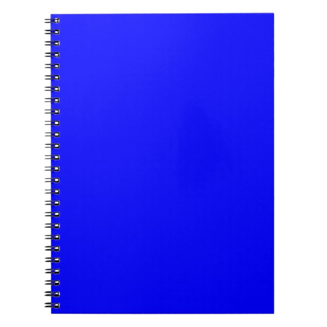 Blue Spiral Notebook Notizblock (Vorderseite)