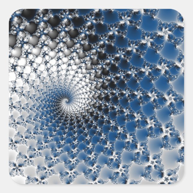 Blue Spiral Sticker (Vorderseite)