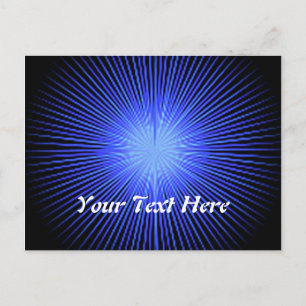 Blue Spirit Circles Postkarte