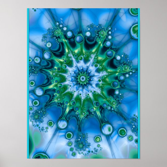 Blue Splash Poster (Vorne)