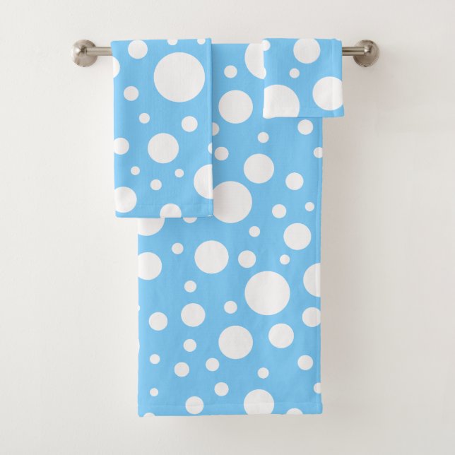 Blue Spots Badetuch Set (Insitu)