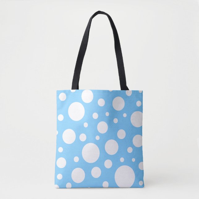 Blue Spots Tote Bag (Vorderseite)