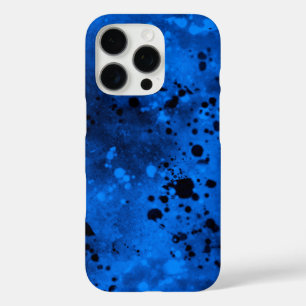 Blue Spray Paint Effect iPhone 16 Fall Pro Hülle