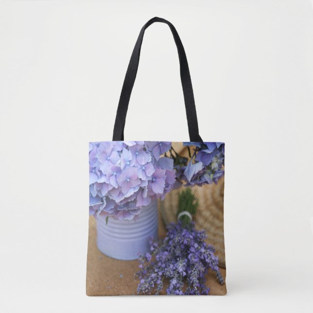 Blue Spring All-Over-Print Tote Bag (Vorderseite)