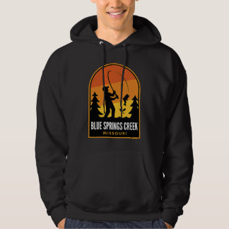 Blue Springs Creek Missouri Fishing Hoodie
