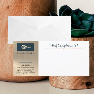 Blue Spruce Realtor Gold Key mit Komplimenten Slip