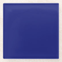 Blue Square Glass Untersetzer