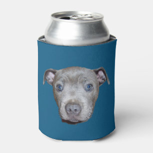 Blue Staffordshire Bull Terrier Face, Blue Dosenkühler