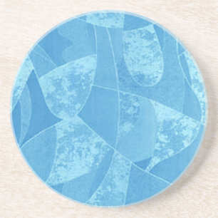 Blue Stain Glass Untersetzer