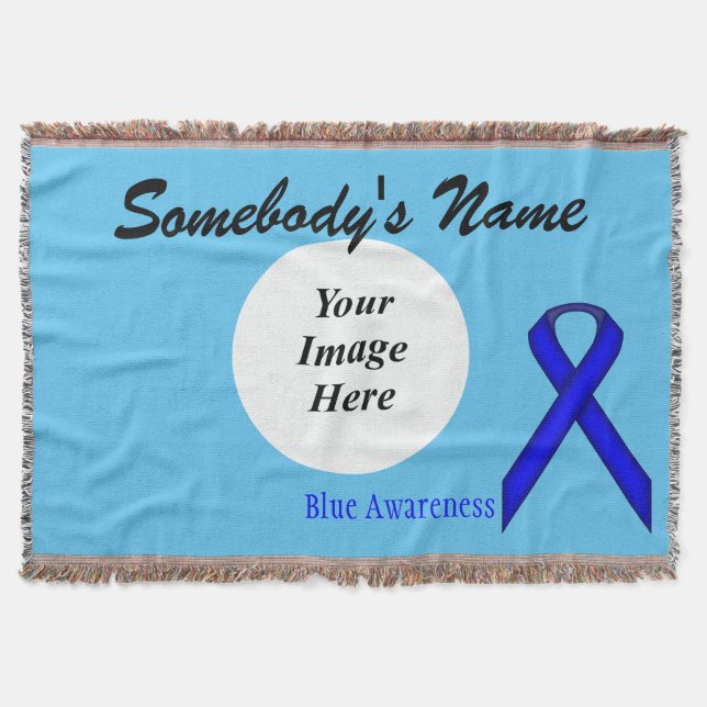 Blue Standard Ribbon Template von Kenneth Yoncich Decke (Vorderseite)