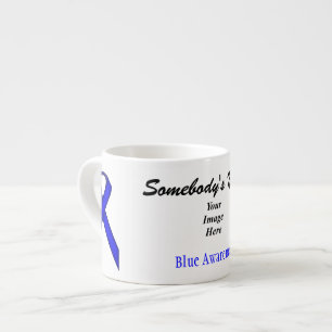 Blue Standard Ribbon Template von Kenneth Yoncich Espressotasse