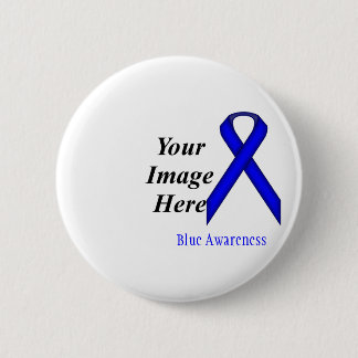 Blue Standard Ribbon von Kenneth Yoncich Button