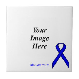 Blue Standard Ribbon von Kenneth Yoncich Fliese