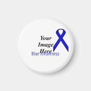 Blue Standard Ribbon von Kenneth Yoncich Magnet