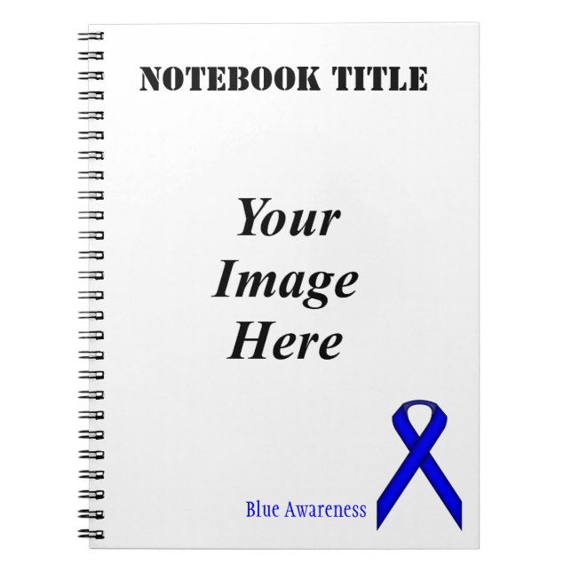 Blue Standard Ribbon von Kenneth Yoncich Notizblock (Vorderseite)