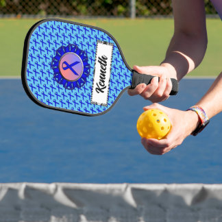 Blue Standard Ribbon von Kenneth Yoncich Pickleball Schläger