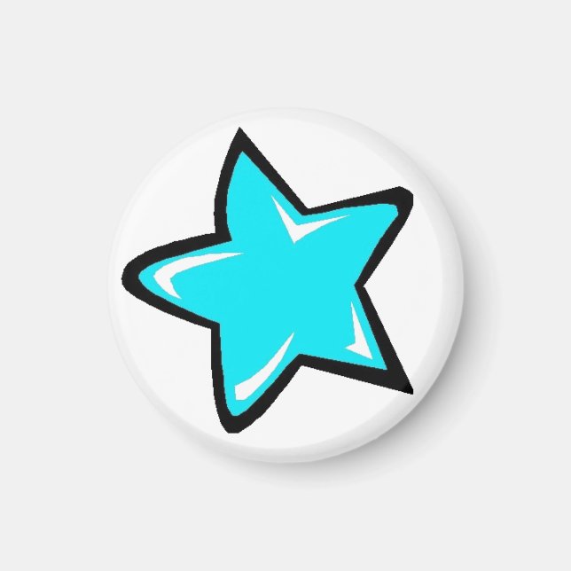 Blue Star 2 Magnet (Vorne)